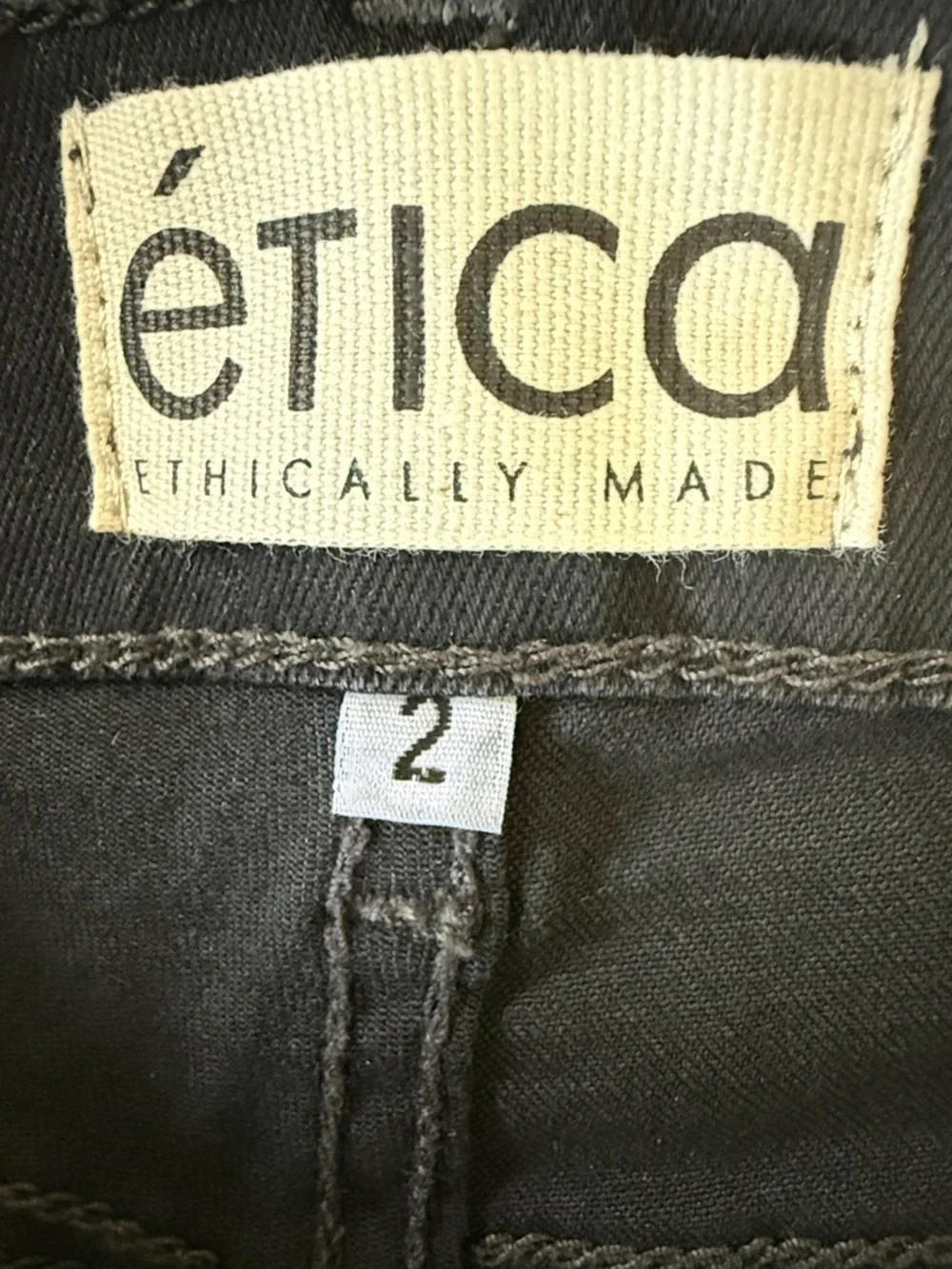 Etica Women's Straight Leg Jeans - Black